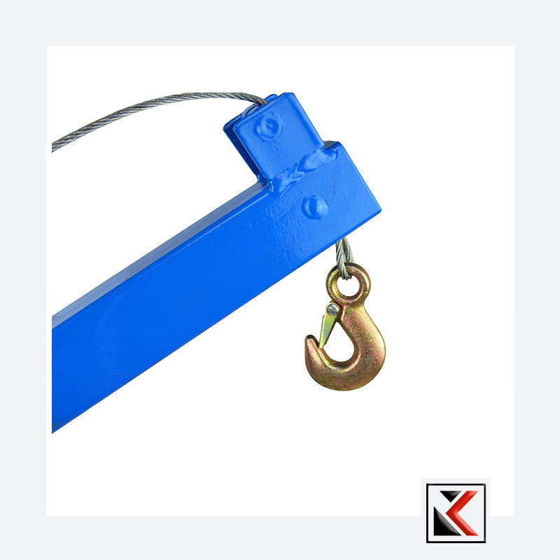 Hydraulische pick-up kraan met lier max. 450 kg