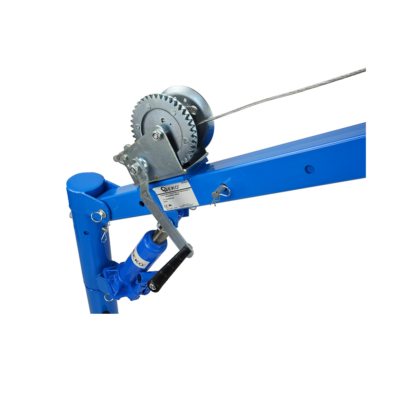 Hydraulische pick-up kraan met lier max. 450 kg