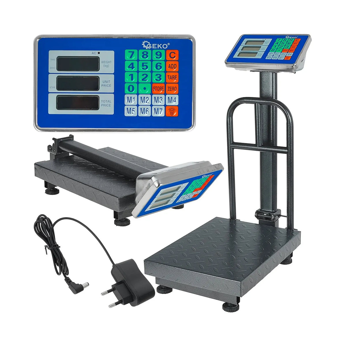 Elektronische platformweegschaal tot 150 kg