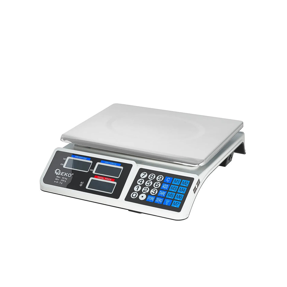 Elektronische LCD weegschaal tot 40 kg