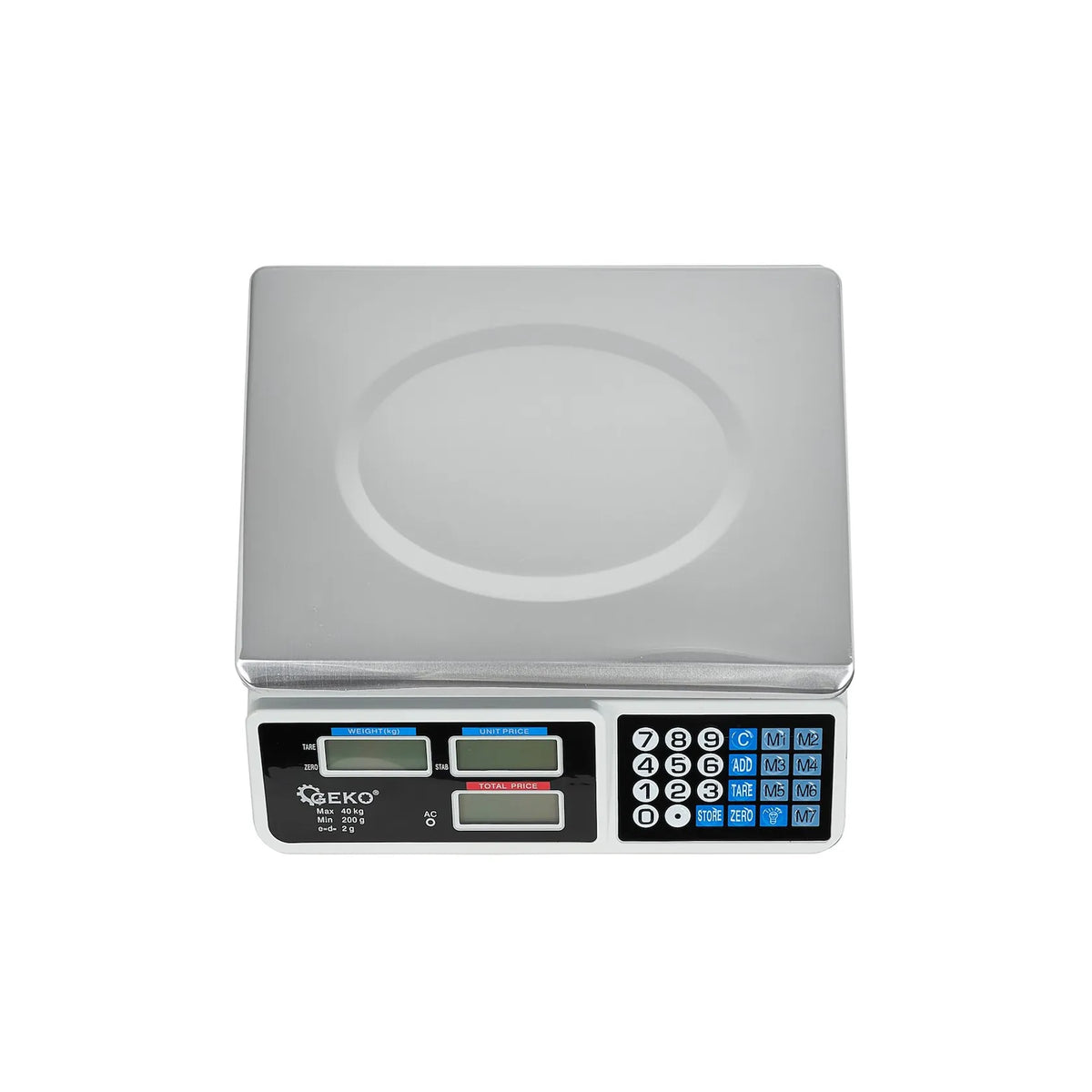 Elektronische LCD weegschaal tot 40 kg