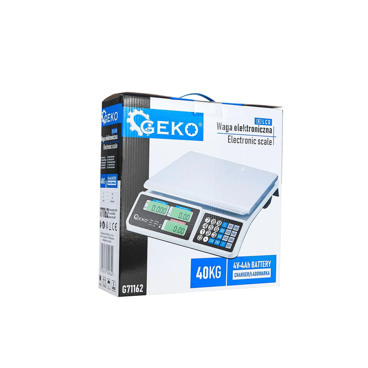 Elektronische LCD weegschaal tot 40 kg