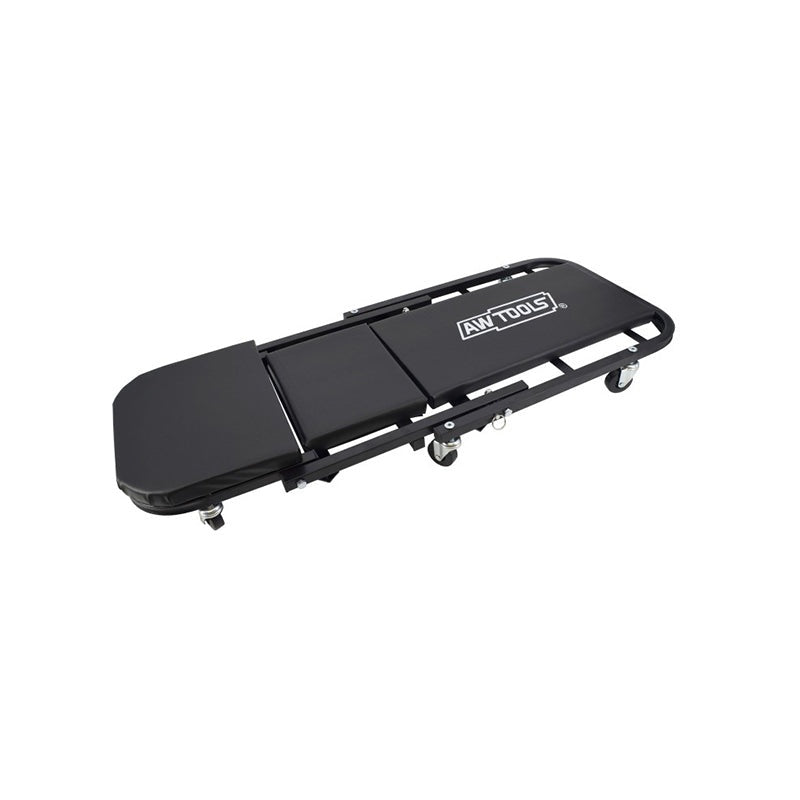 2 in 1 AWTools Garage ligkar en werkplaats kruk