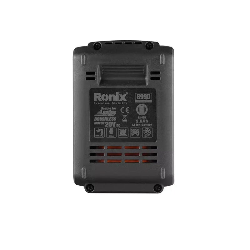 20V accu 2A-borstelloze serie Ronix 8990