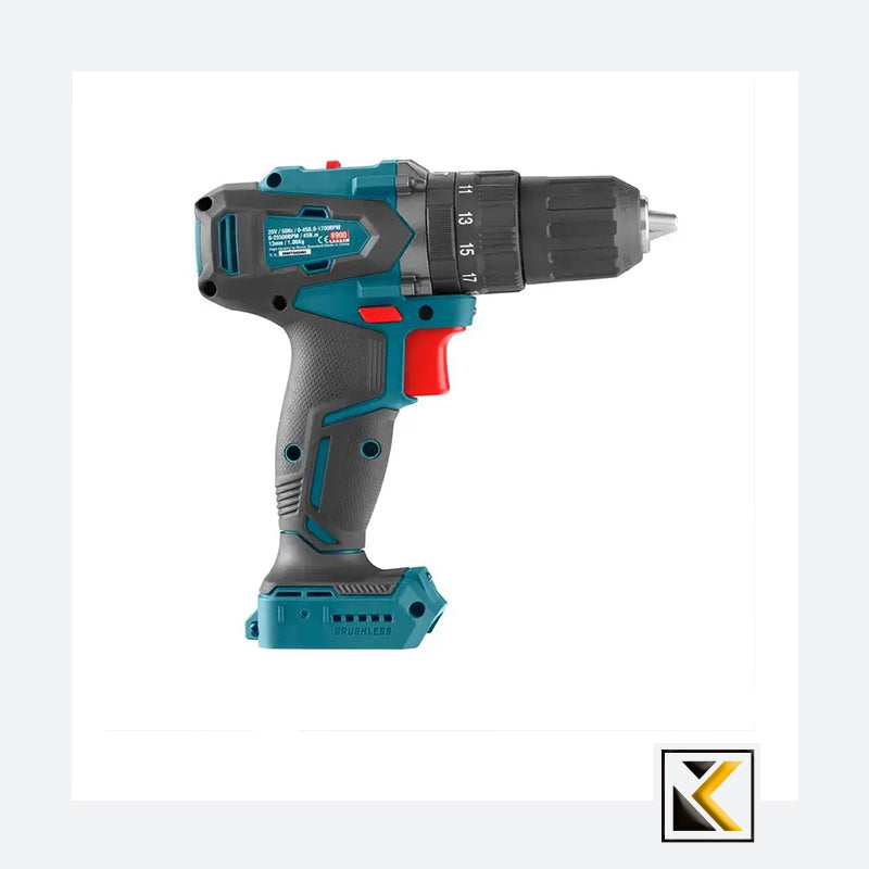 20V borstelloze slagboormachine 13 mm-45 Nm Ronix 8900