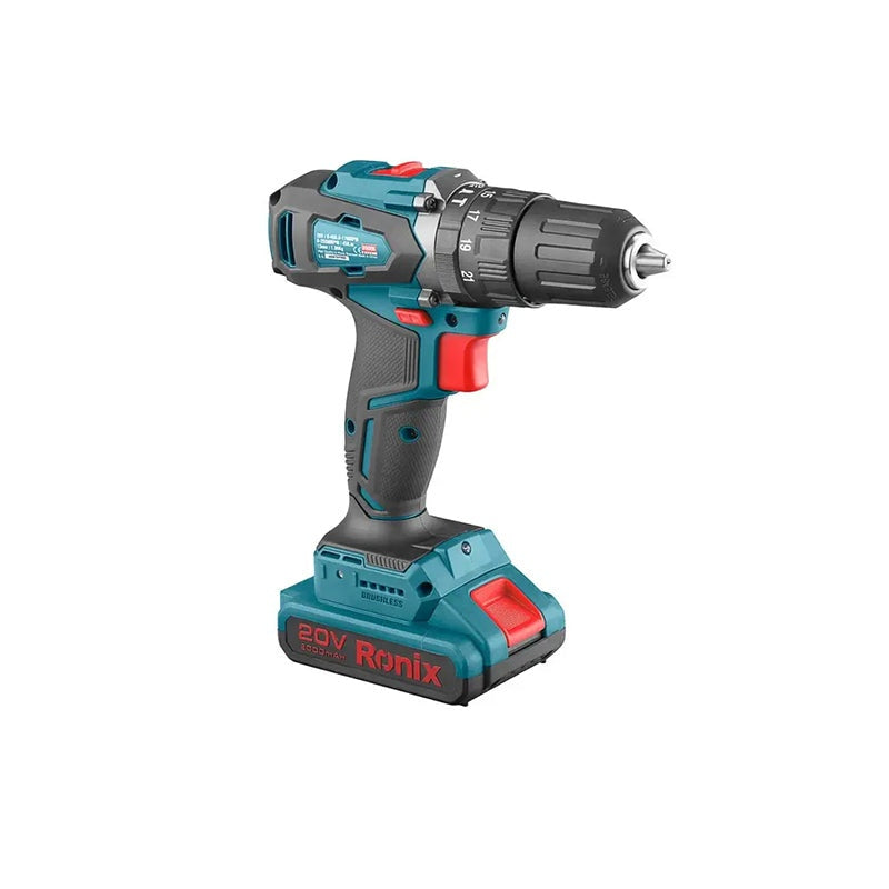 20V borstelloze slagboormachine 13 mm-45 Nm met accu