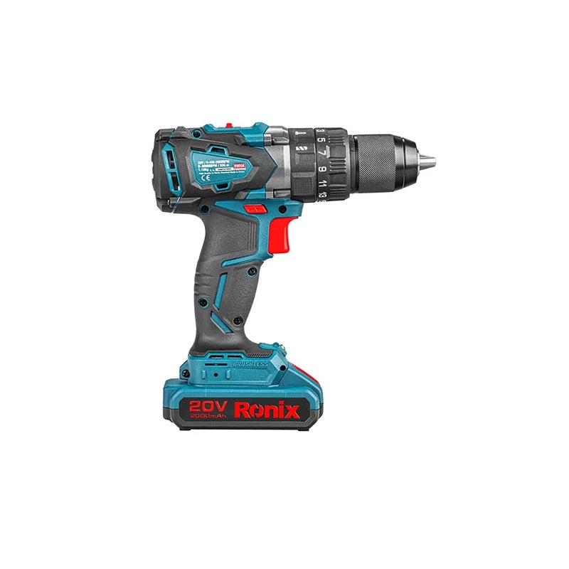 20V borstelloze slagboormachine 13 mm-55 Nm