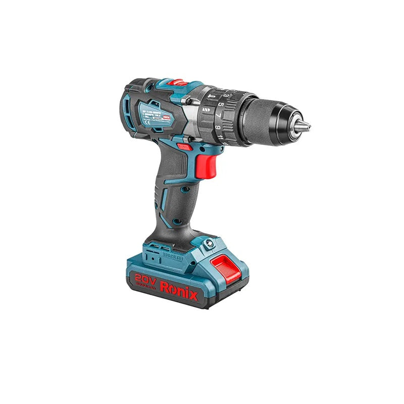 20V borstelloze slagboormachine 13 mm-55 Nm
