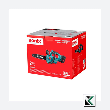 20V borstelloze snoerloze kettingzaag 25cm