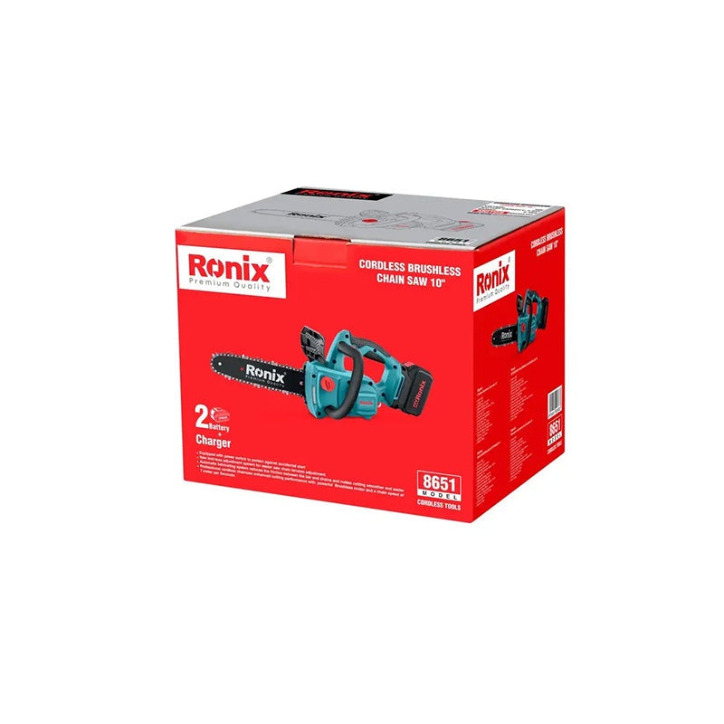 20V borstelloze snoerloze kettingzaag 25cm
