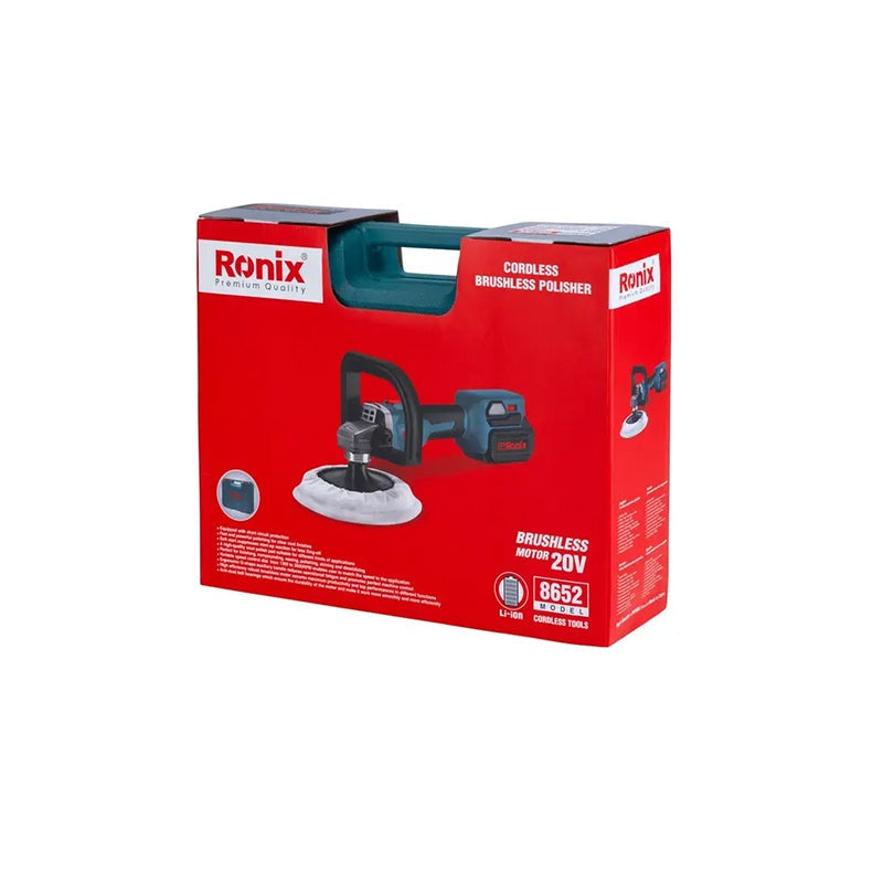 Ronix 8652 20V accu polijstmachine 150mm
