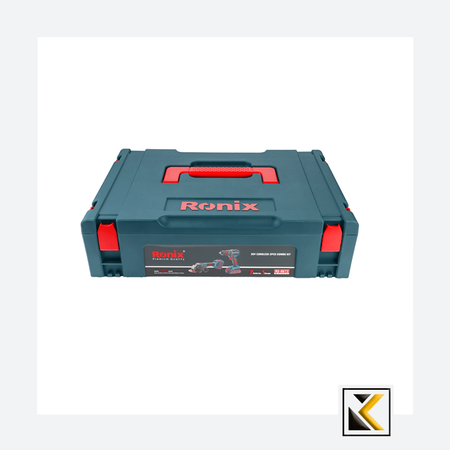 Ronix 20V draadloze 2-delige combiset (klopboormachine en mini-haakse slijper)
