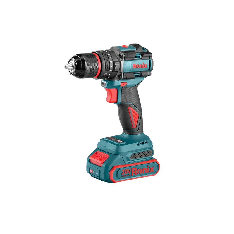 Ronix 20V draadloze 2-delige combiset (klopboormachine en slagmoersleutel)