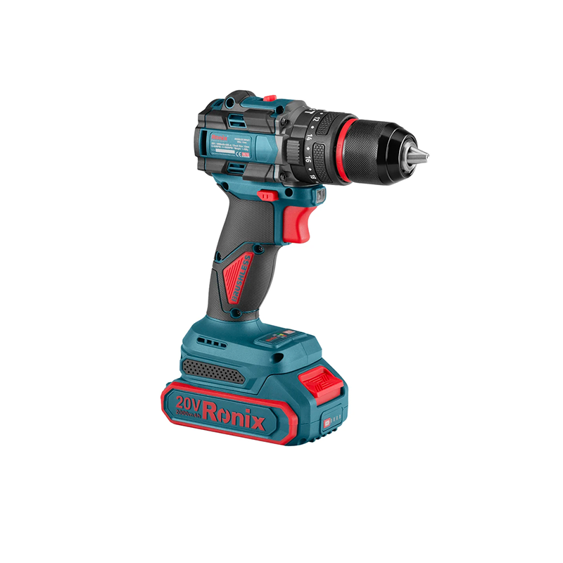 Ronix 20V draadloze 2-delige combiset (klopboormachine en slagmoersleutel)