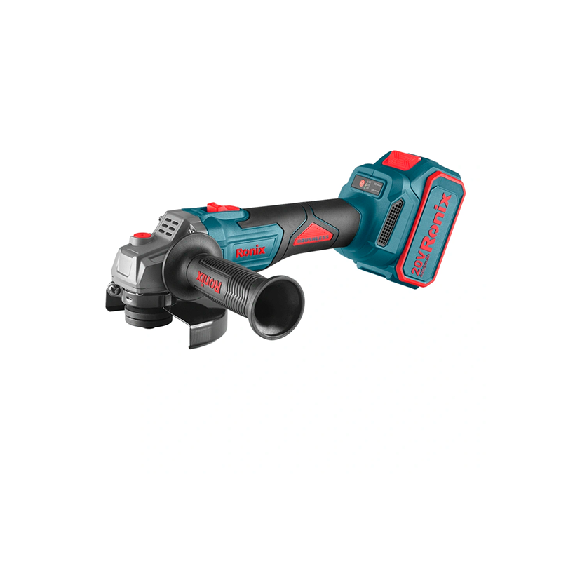 Ronix 20V draadloze 3-delige combiset (schroevendraaier, roterende hamer en mini-haakse slijper)
