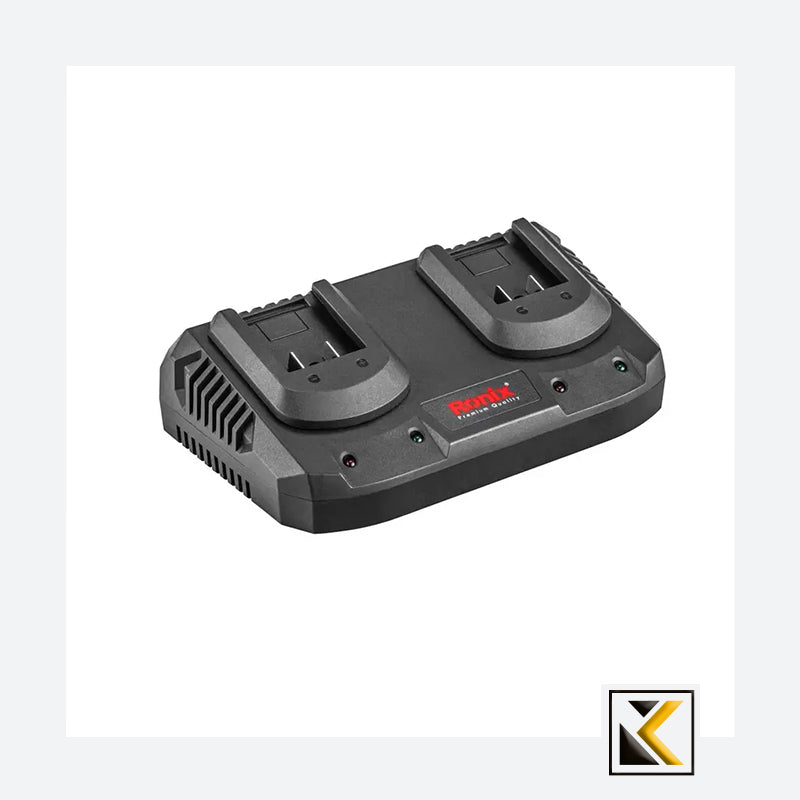 20V dubbele snellader 2.2A voor de Ronix serie