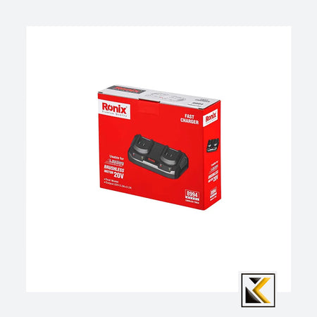 20V dubbele snellader 2.2A voor de Ronix serie