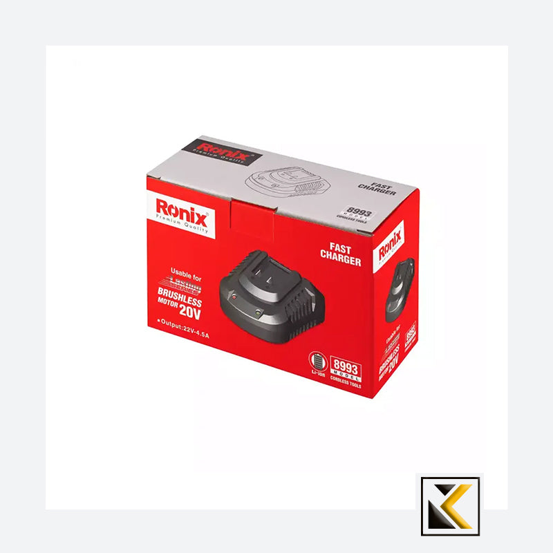 20V snellader 4A-borstelloze  Ronix serie