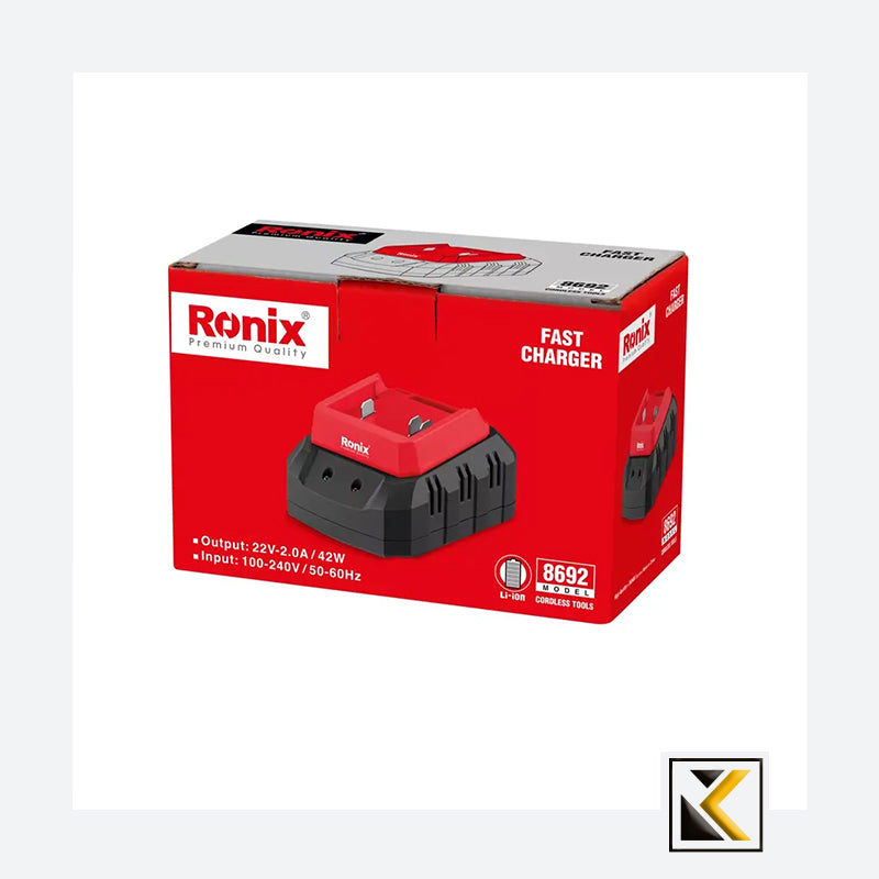 22V Snellader 2A Ronix 8692