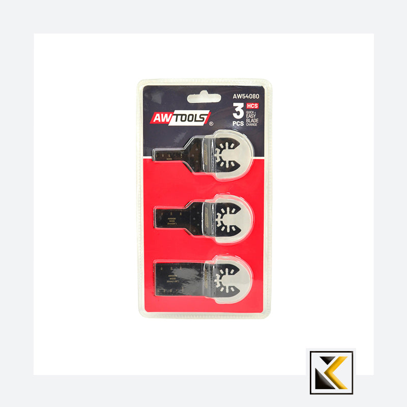 Zaagbladenset voor multitool 3 delig AW54080