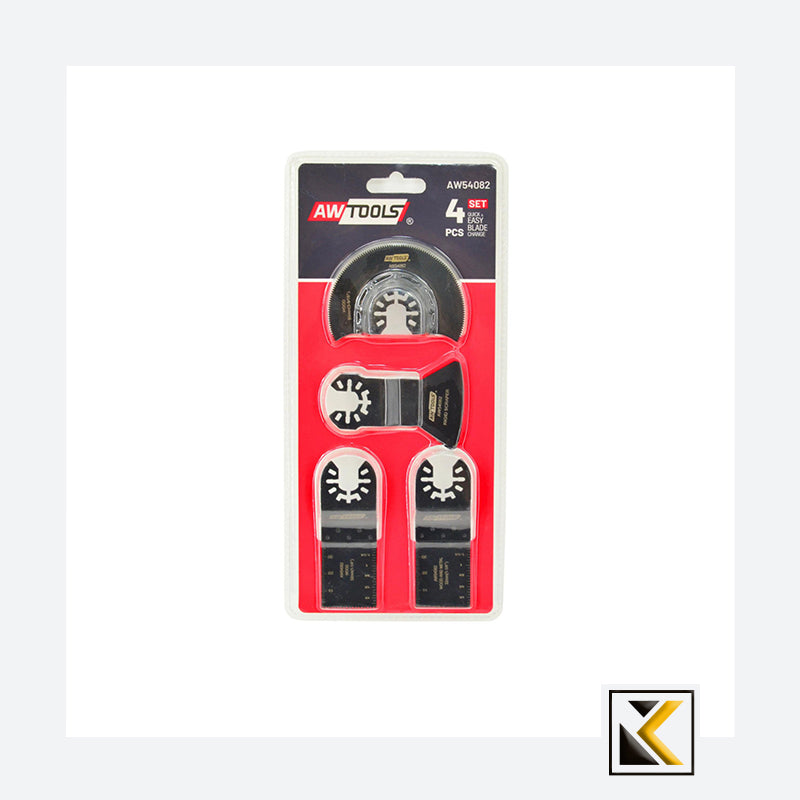 Zaagbladenset voor multitool 4 delig AW54082