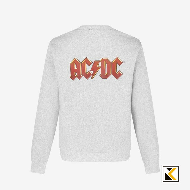 Acdc crewneck light grey