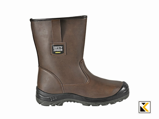 Alaska werkschoenen Safety Jogger brown