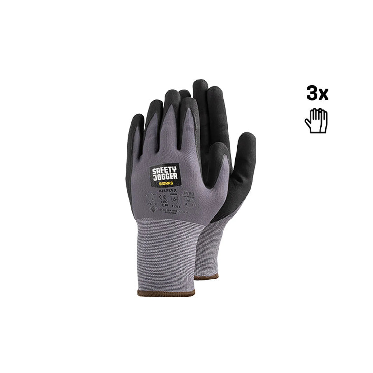 ALLFLEX3P handschoenen Safety Jogger black