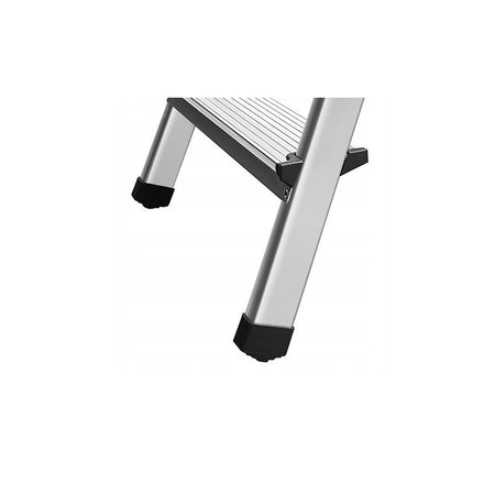 Aluminium ladder dubbelzijdig opvouwbare Trap 2x2 treden 125 Kg