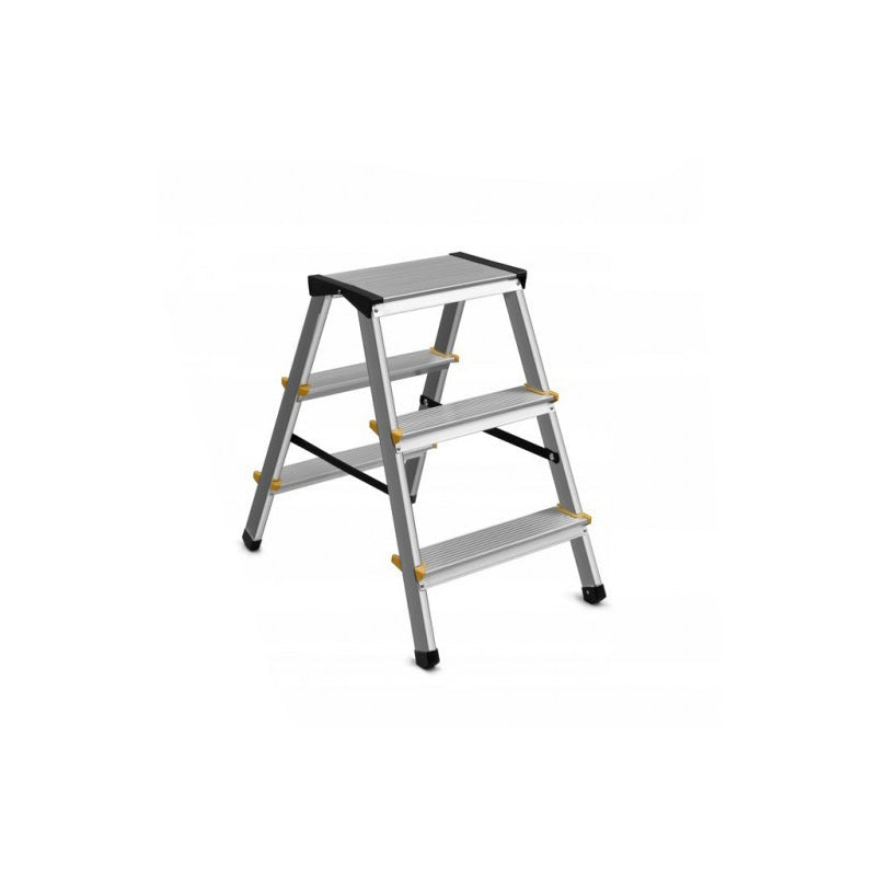 Dubbele aluminium trap met 3 treden
