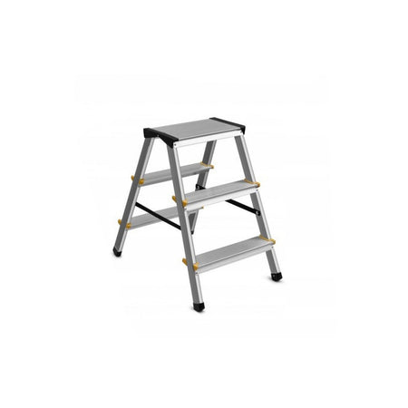 Dubbele aluminium trap met 3 treden