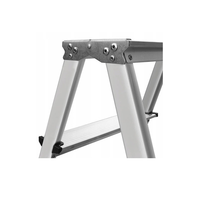 Aluminium ladder dubbelzijdig opvouwbare Trap 2x5 treden 125 Kg