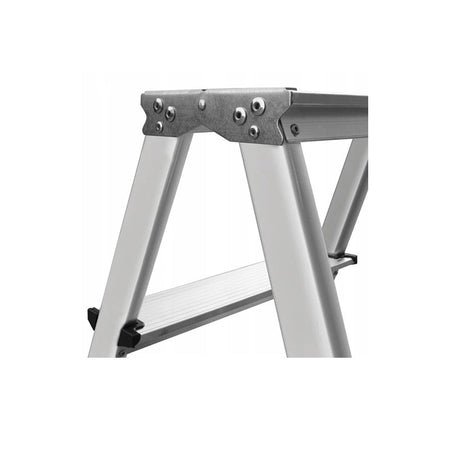 Aluminium ladder dubbelzijdig opvouwbare Trap 2x5 treden 125 Kg