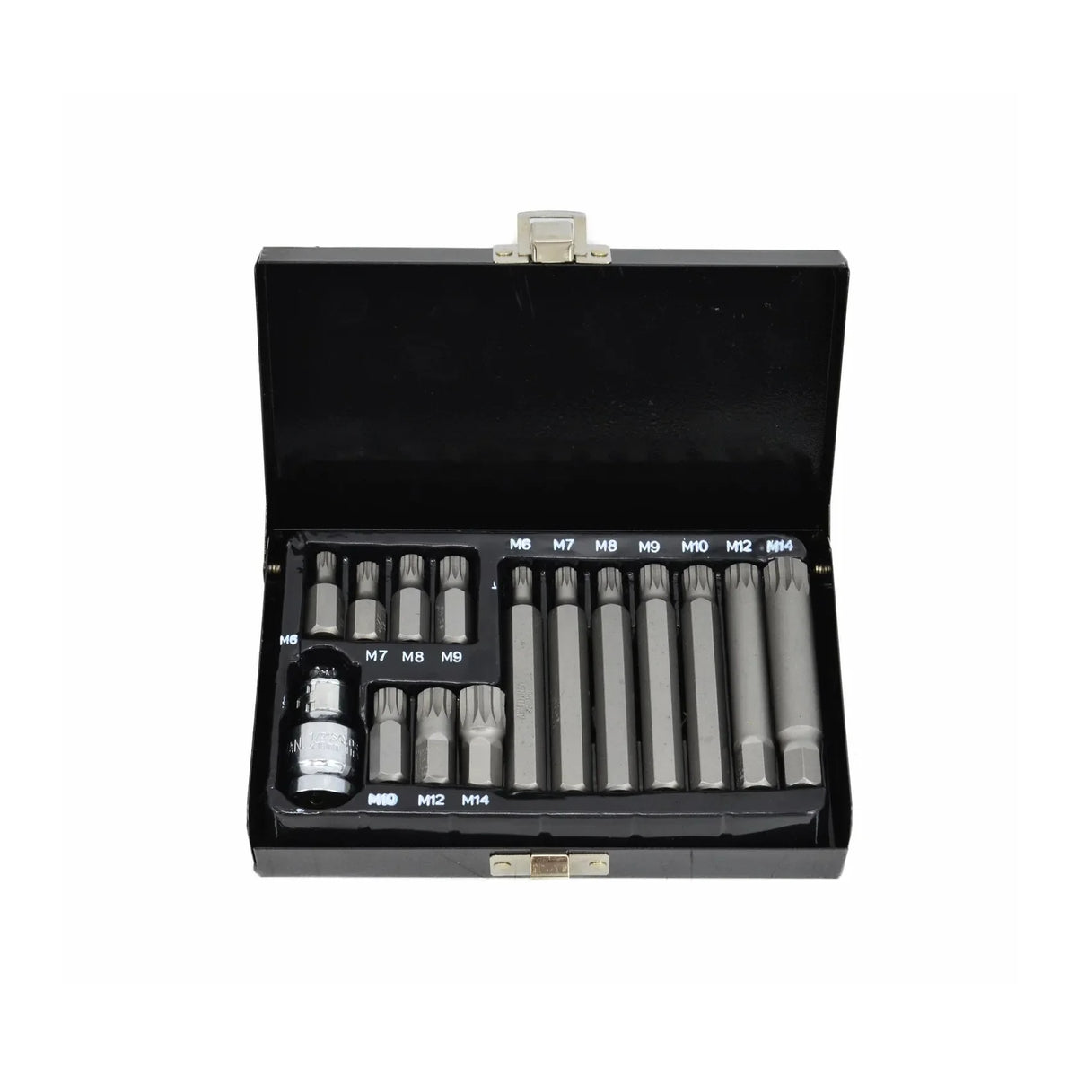 Spline bitset 15 delig Blackline