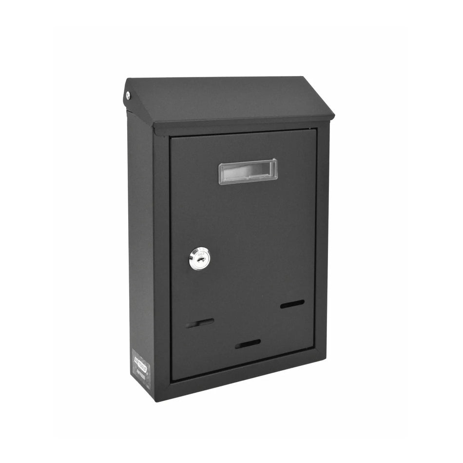 Schuine metalen muurbrievenbus 05 / 300x230x85mm