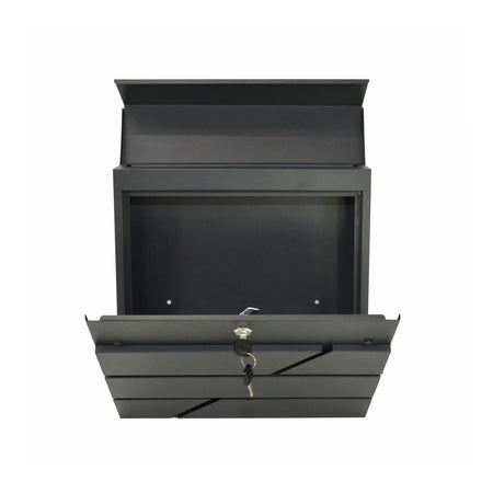 Moderne metalen brievenbus voor wandmontage 45 / 370x370x105mm