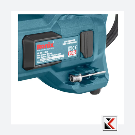 Accu minicompressor 10,35 bar