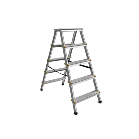 Dubbele aluminium trap met 5 treden
