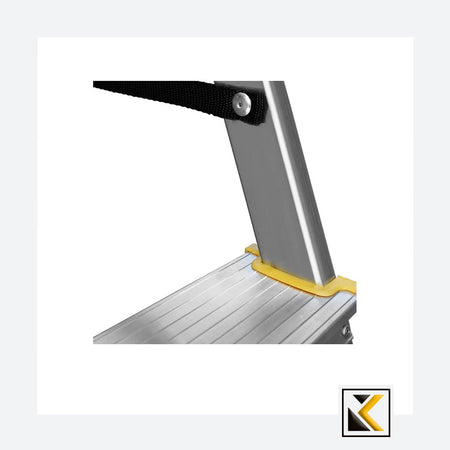 Dubbele aluminium trap met 8 treden