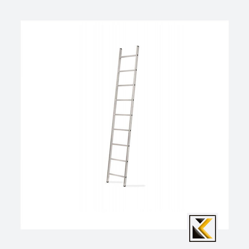 Aluminium leunladder basic 1x9 treden 150kg
