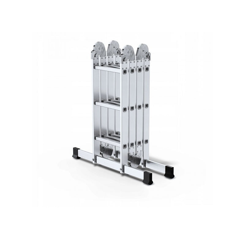 Aluminium multifunctionele knikladder 4x3 150kg