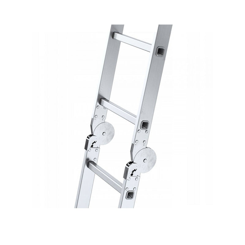 Aluminium multifunctionele knikladder 4x3 150kg