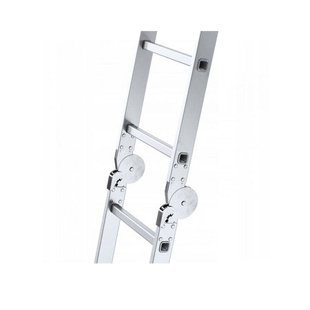 Aluminium multifunctionele knikladder 4x3 150kg