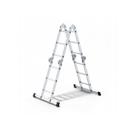 Aluminium multifunctionele knikladder 4x3 150kg