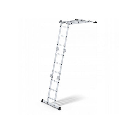 Aluminium multifunctionele scharnierende ladder 4x3 150kg platform