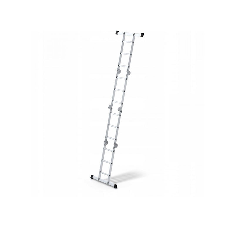 Aluminium multifunctionele scharnierende ladder 4x3 150kg platform