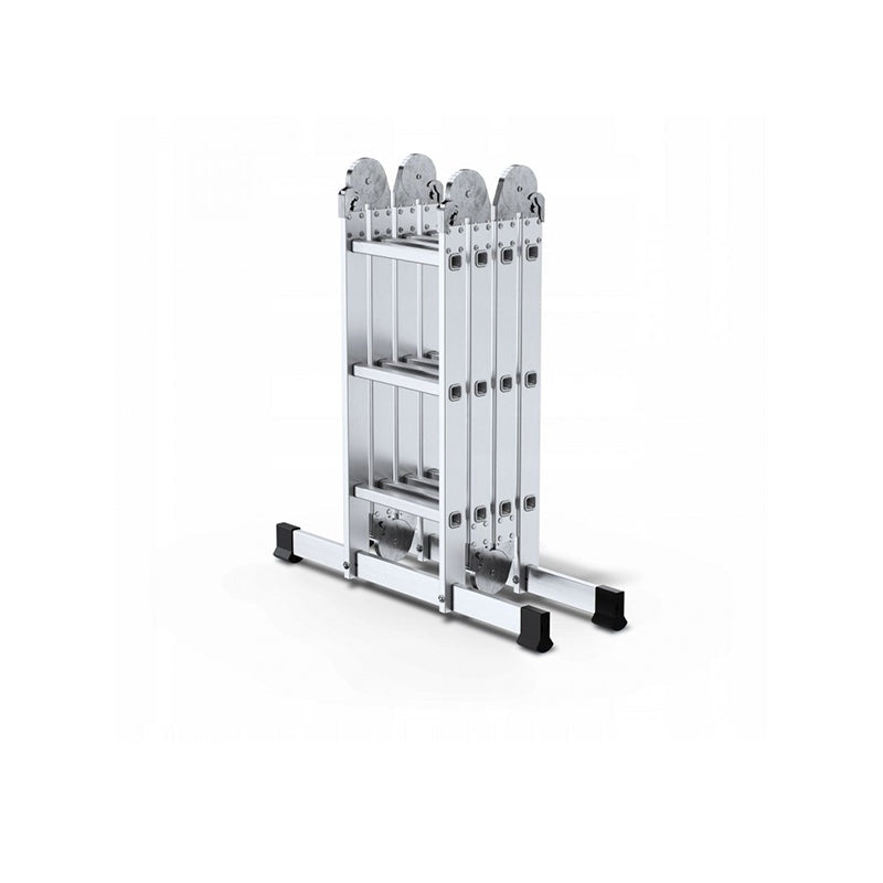 Aluminium multifunctionele scharnierende ladder 4x3 150kg platform