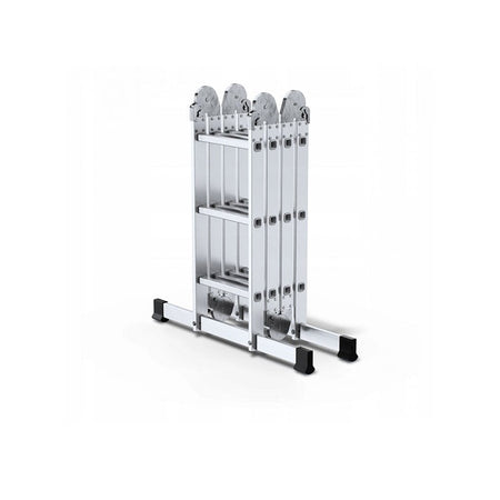 Aluminium multifunctionele scharnierende ladder 4x4 150kg platform