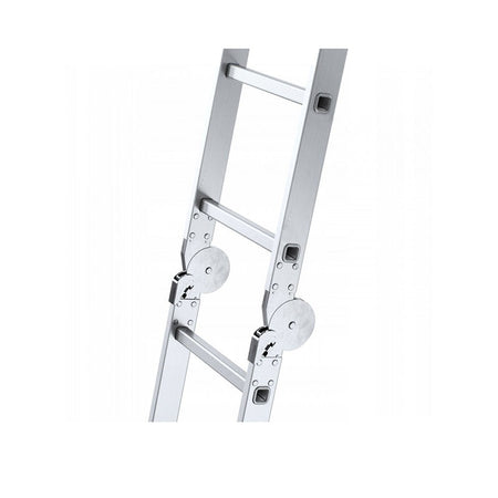 Aluminium multifunctionele scharnierende ladder 4x4 150kg platform