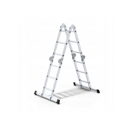 Aluminium multifunctionele scharnierende ladder 4x4 150kg platform